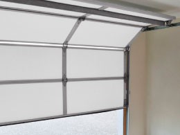 Finished insulated garage door