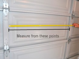 Step 1A - Measure horizontally
