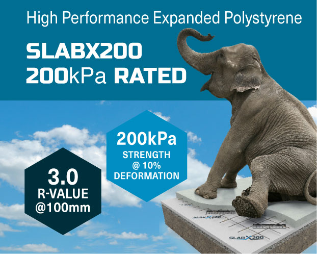 EXPOL-SlabX200-Product-high performance 200kPa Rated Insulation for Concrete Slabs